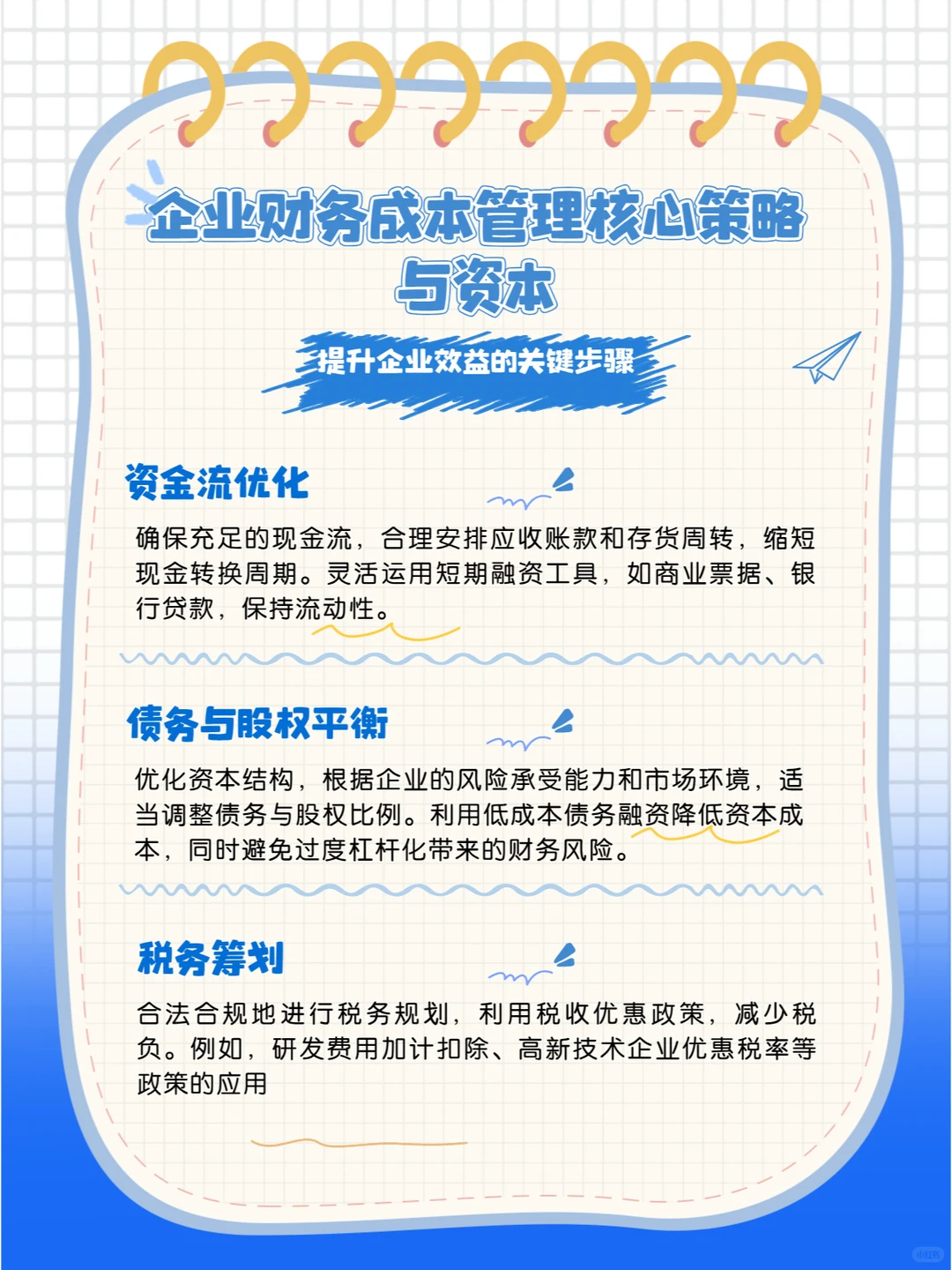 企业财务成本管理核心策略与资本结构优化!