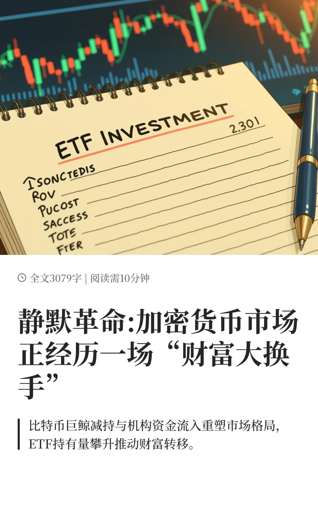 加密货币市场正经历一场“财富大转移“