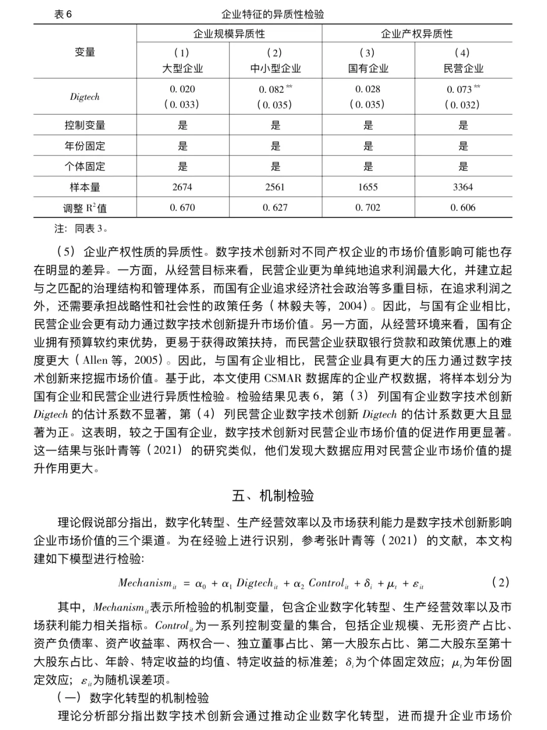 数字技术创新对企业市场价值的影响研究