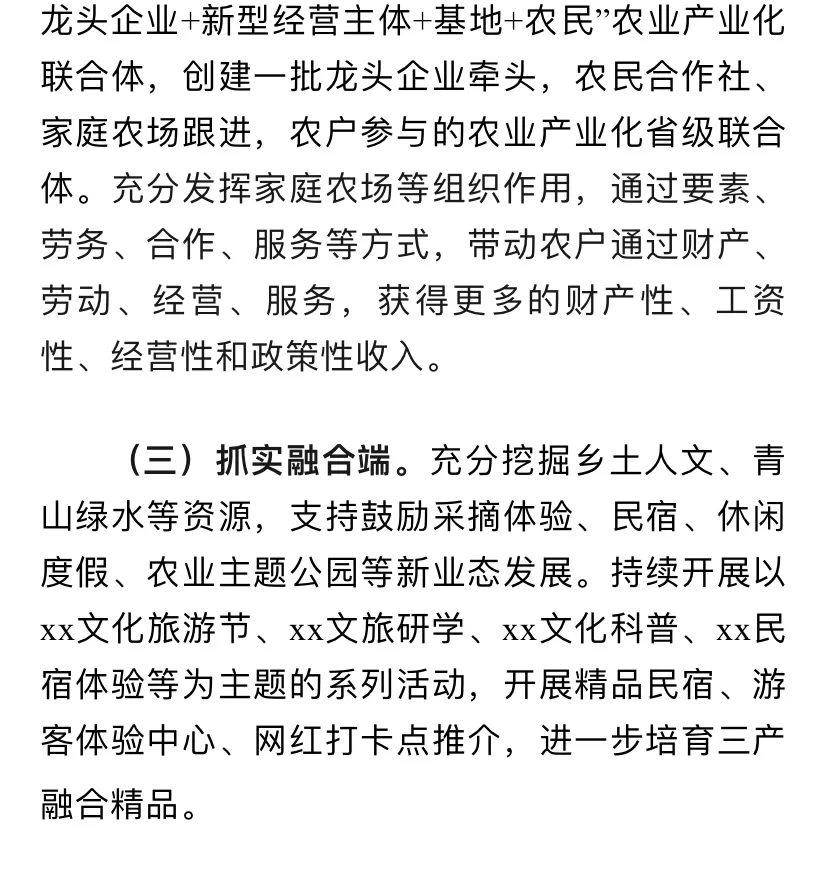 2024年乡村振兴产业发展情况工作汇报