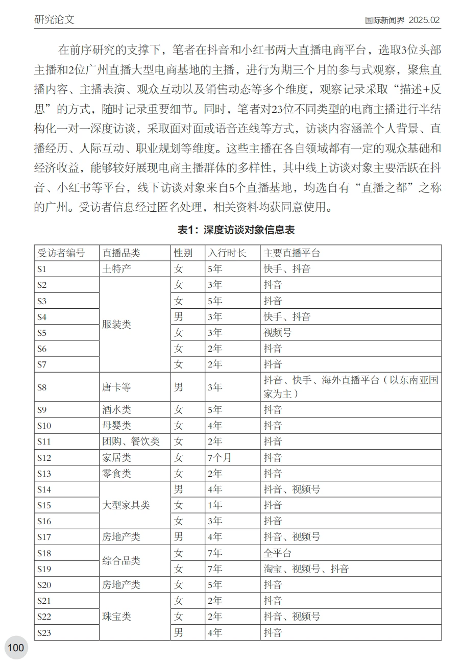 电商主播情感劳动数字民族志研究