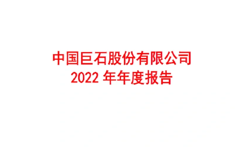 一文看懂2022年中国巨石财务分析报告