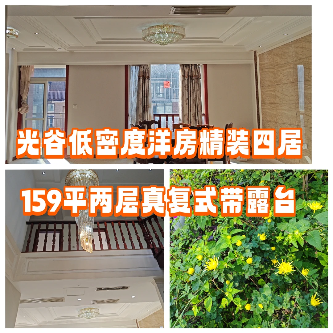 光谷捡漏!低密度洋房带大露台+三阳台 快冲