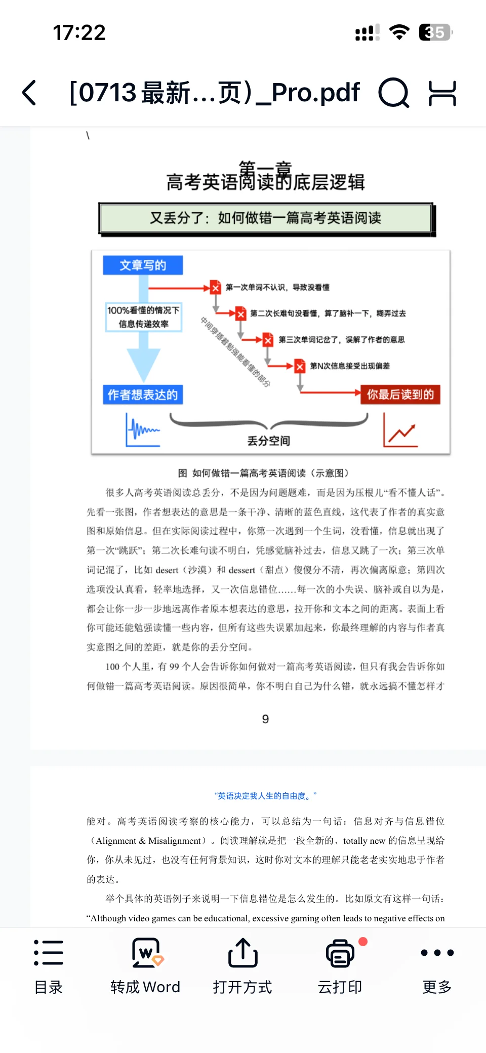 高中英语阅读拿下