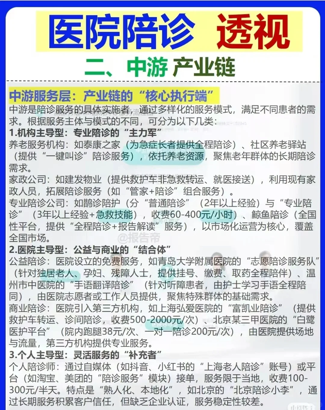最新中国?陪诊行业报告