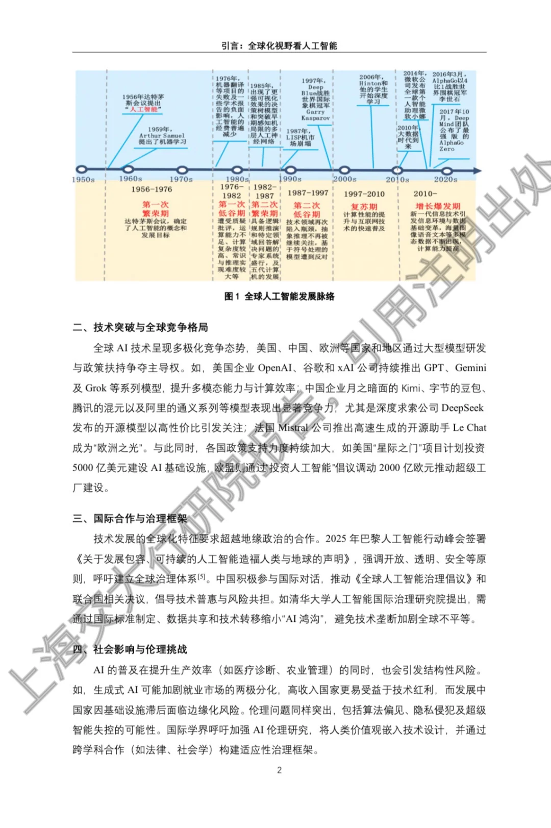 2025年人工智能行业发展蓝皮书?