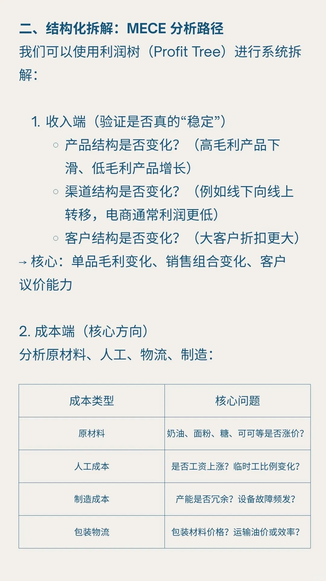 咨询Case练习题｜提升逻辑｜面试准备