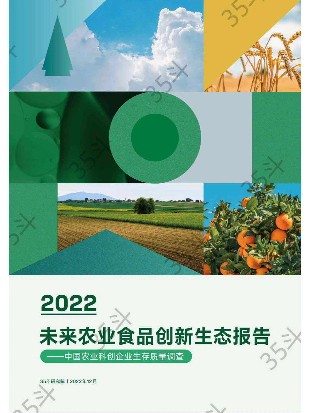专业报告,2022未来农业食品创新生态报告!