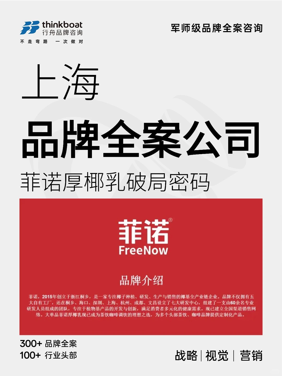 上海品牌全案公司|菲诺厚椰乳破局密码