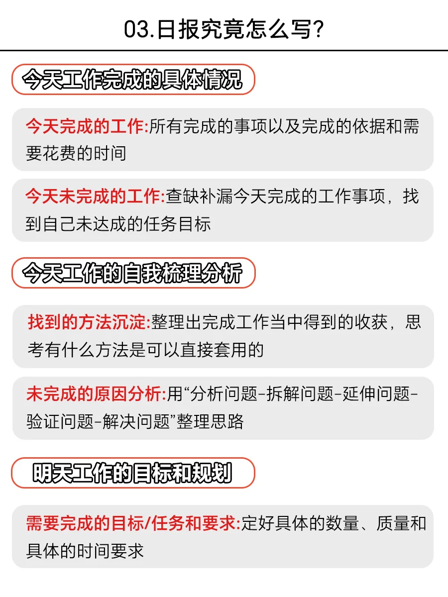 周报/日报/月报不会写?模版直接抄❗️