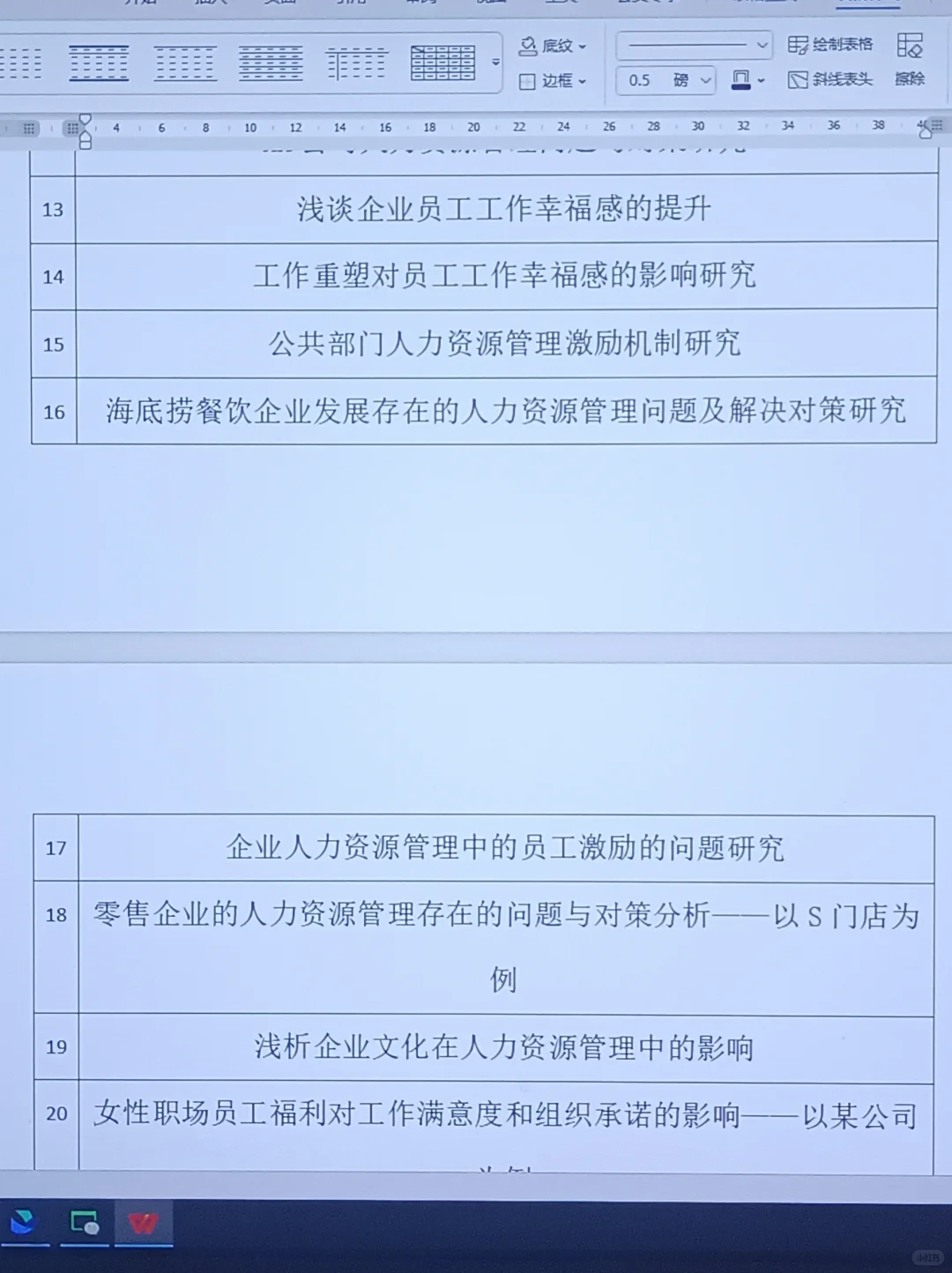 偷拍的工商管理选题?,有需要的来?