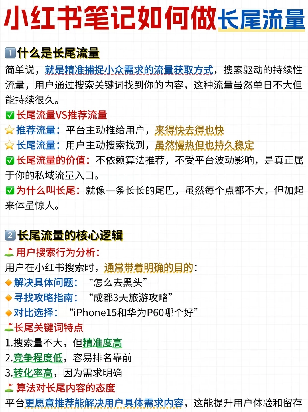 小红书不追热点也能火‼️长尾流量真的香?
