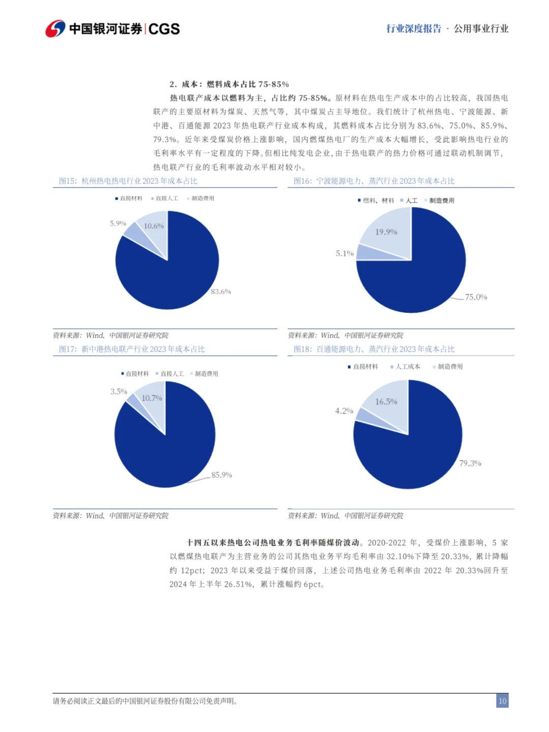 ??热电联产行业报告