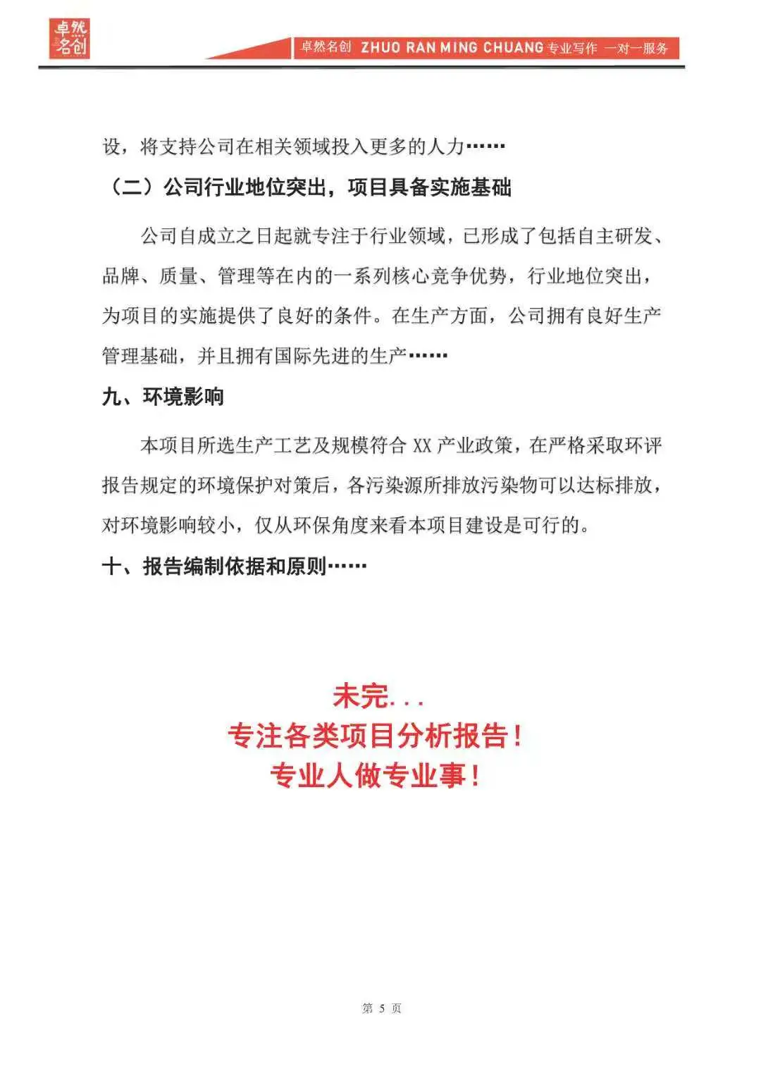 项目融资可行性分析报告,顺利容易全靠它