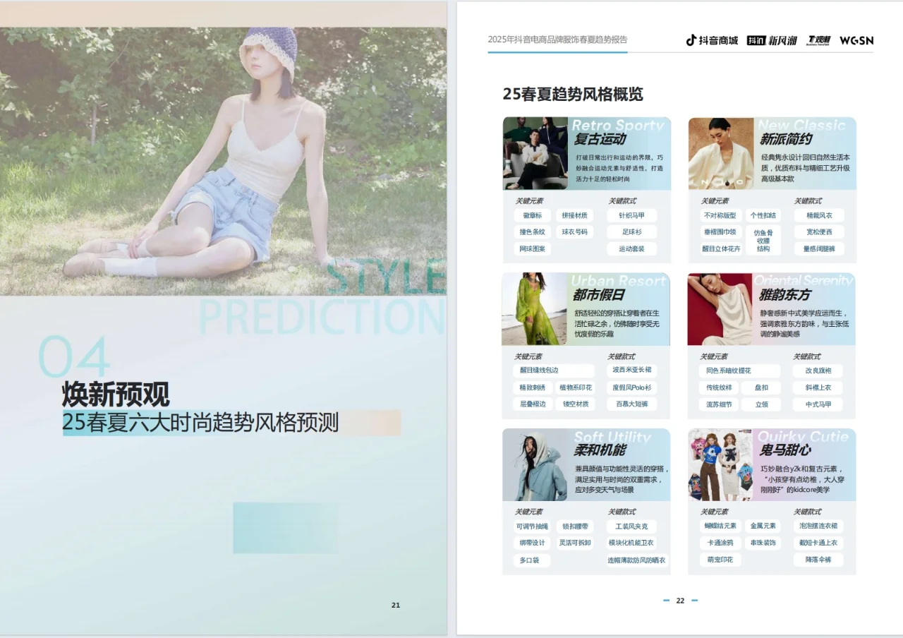 《2025抖音电商品牌服饰春夏趋势报告》