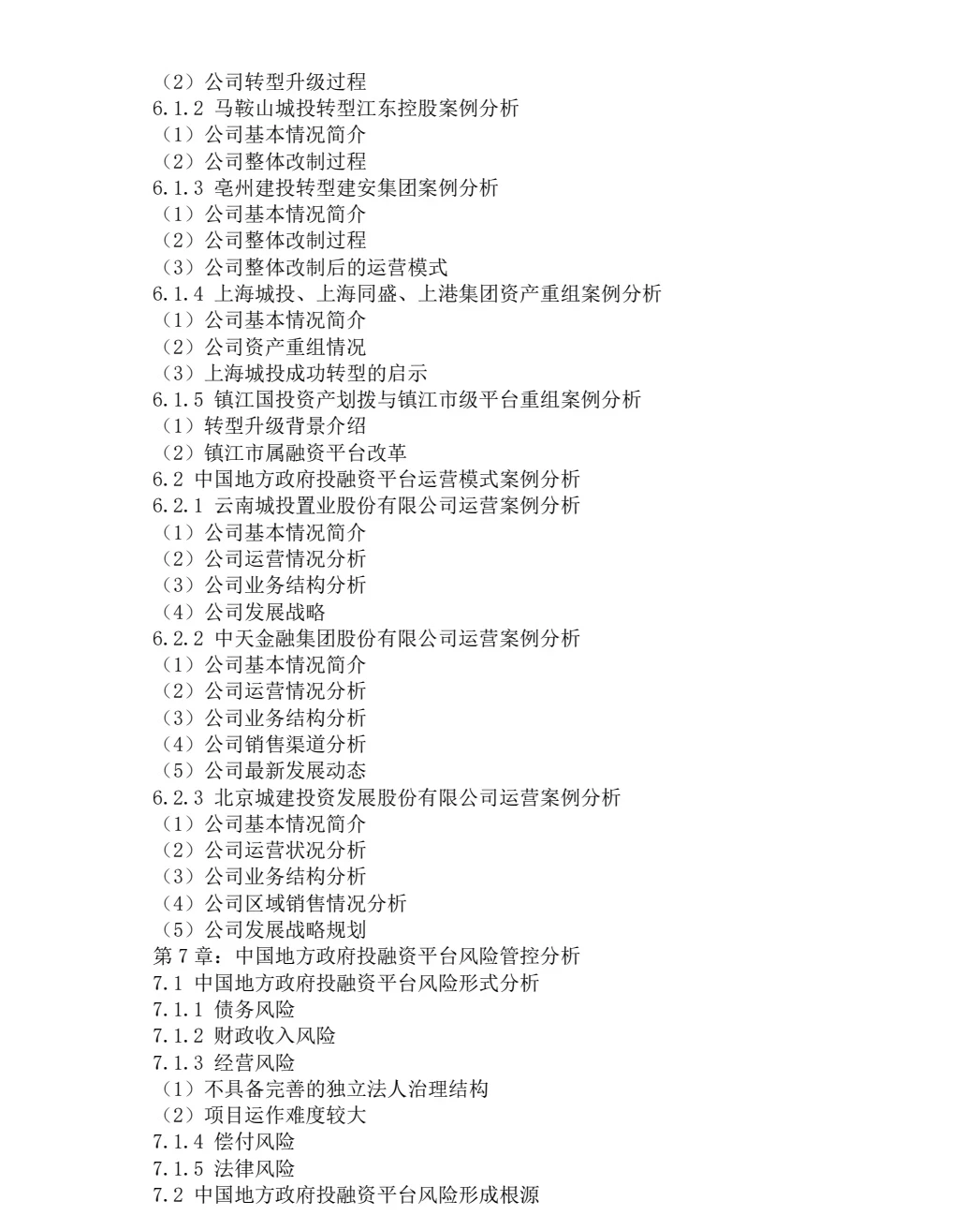 2023-2030年中国政府投融资平台行业市场调研