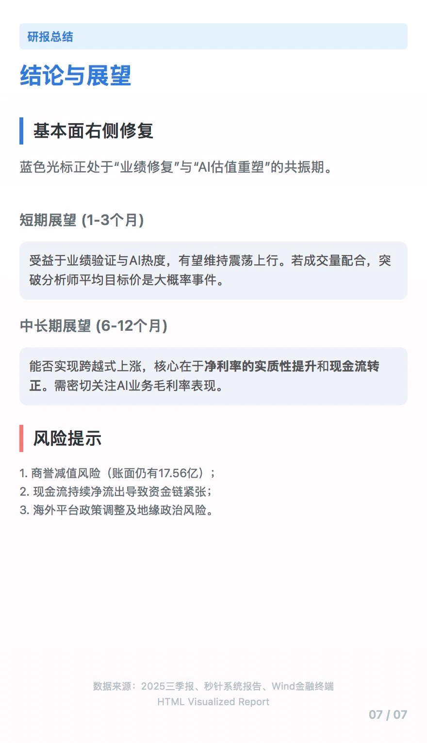 穿越至暗时刻，蓝色光标股价研判