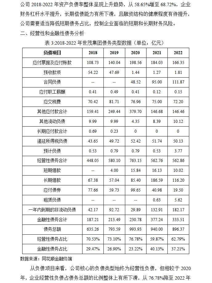 世贸集团股权融资财务分析