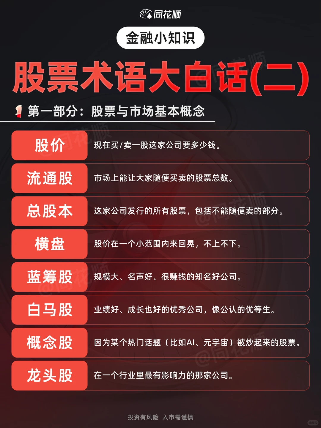 金融小知识|股票术语大白话(二)?