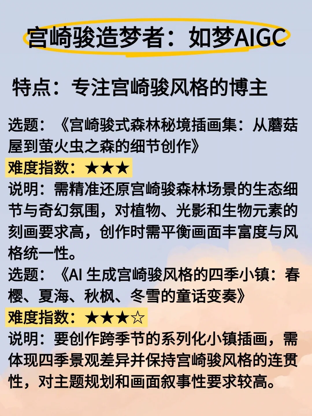 AI博主 模仿他们就够了