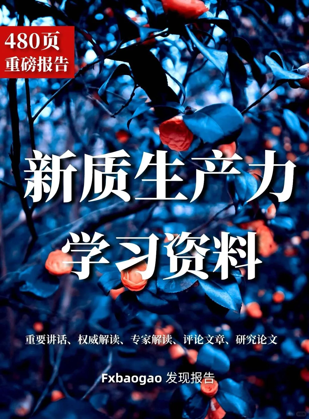 480页报告出炉?事关未来新质生产力的发展