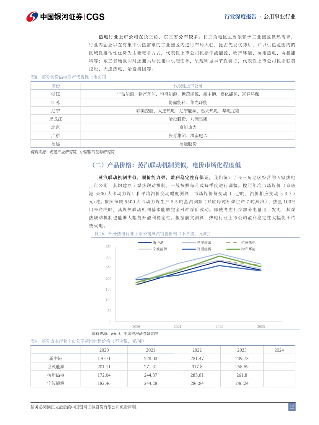 ??热电联产行业报告