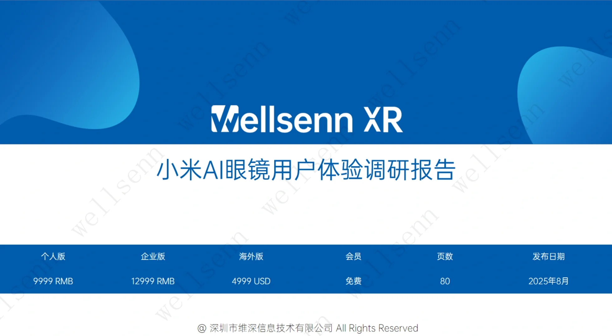 小米：2024年小米AI眼镜用户体验调研报告