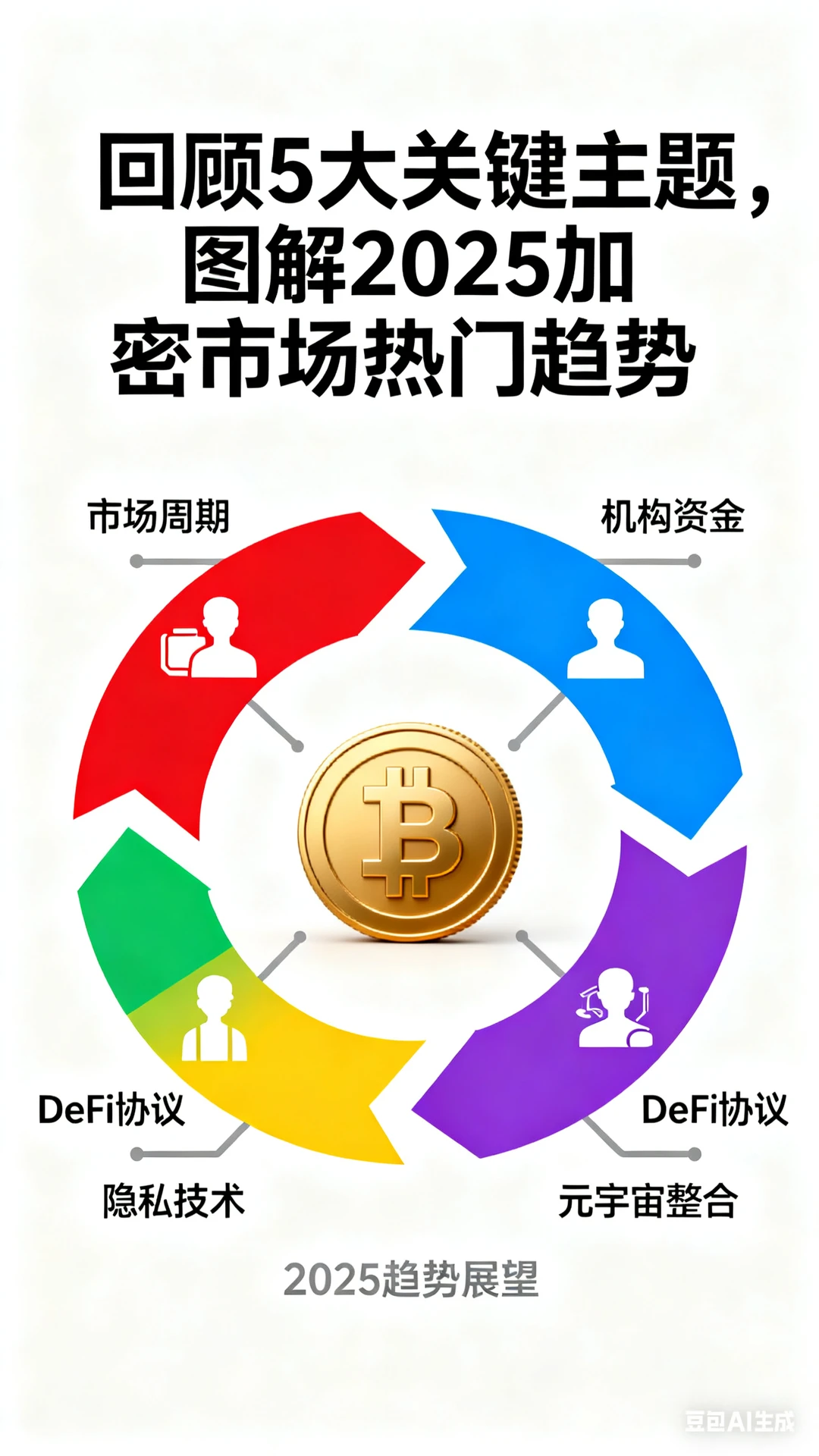 回顾5大关键主题,图解2025加密市场趋势
