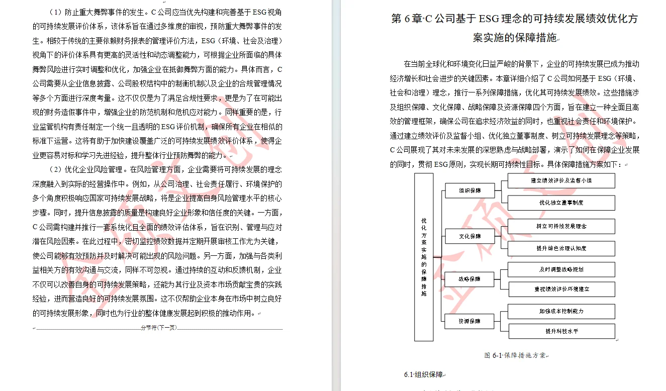 基于ESG理念的C公司可持续发展绩效评价