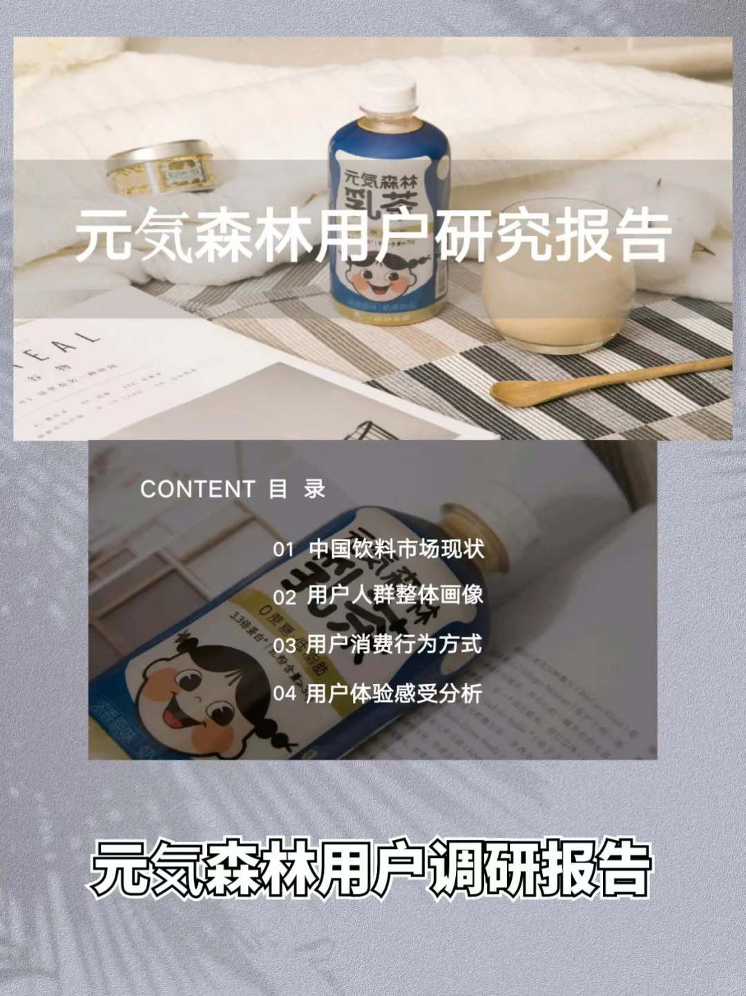 元気森林用户调研报告