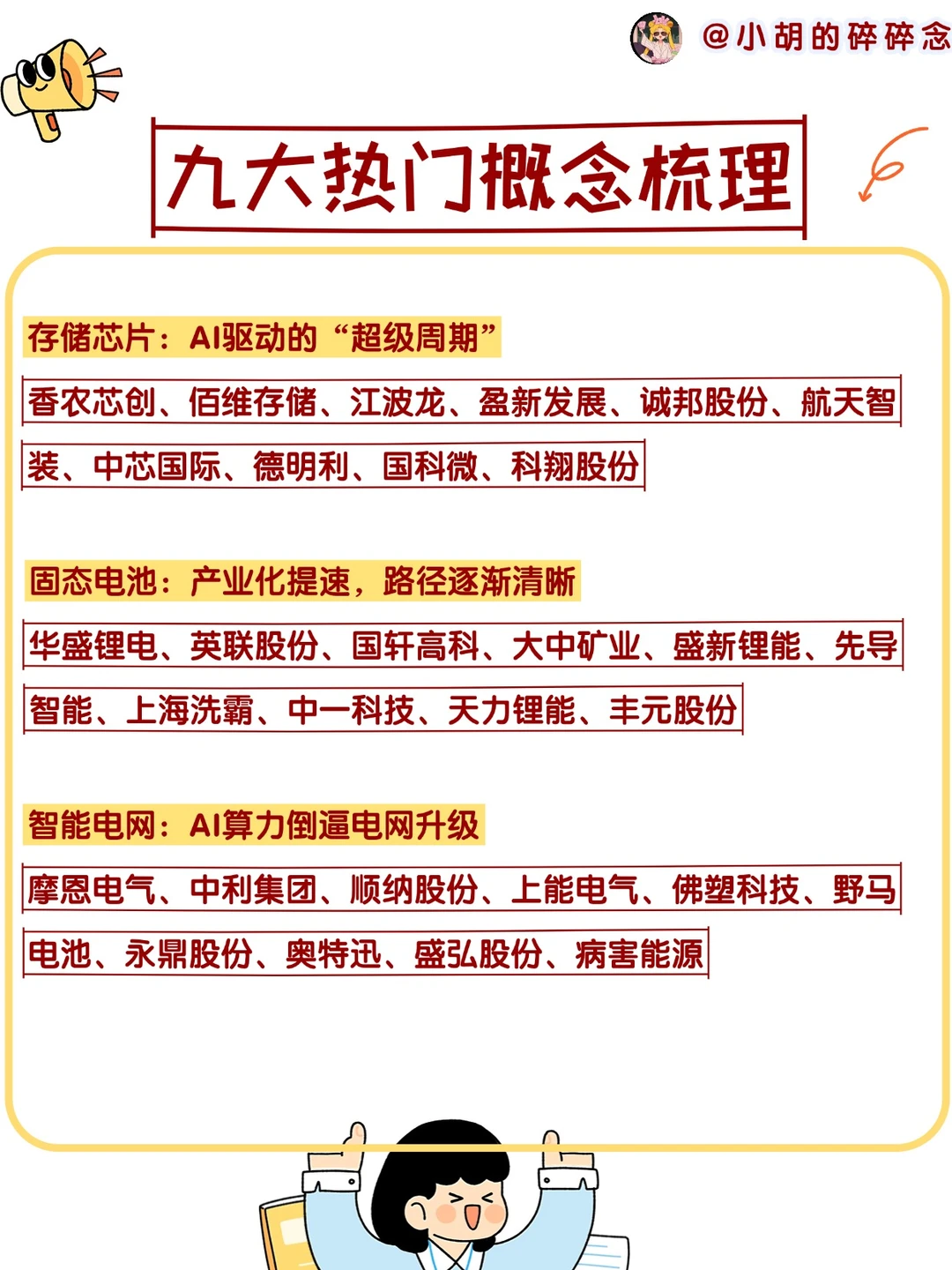 九大热门概念梳理！！