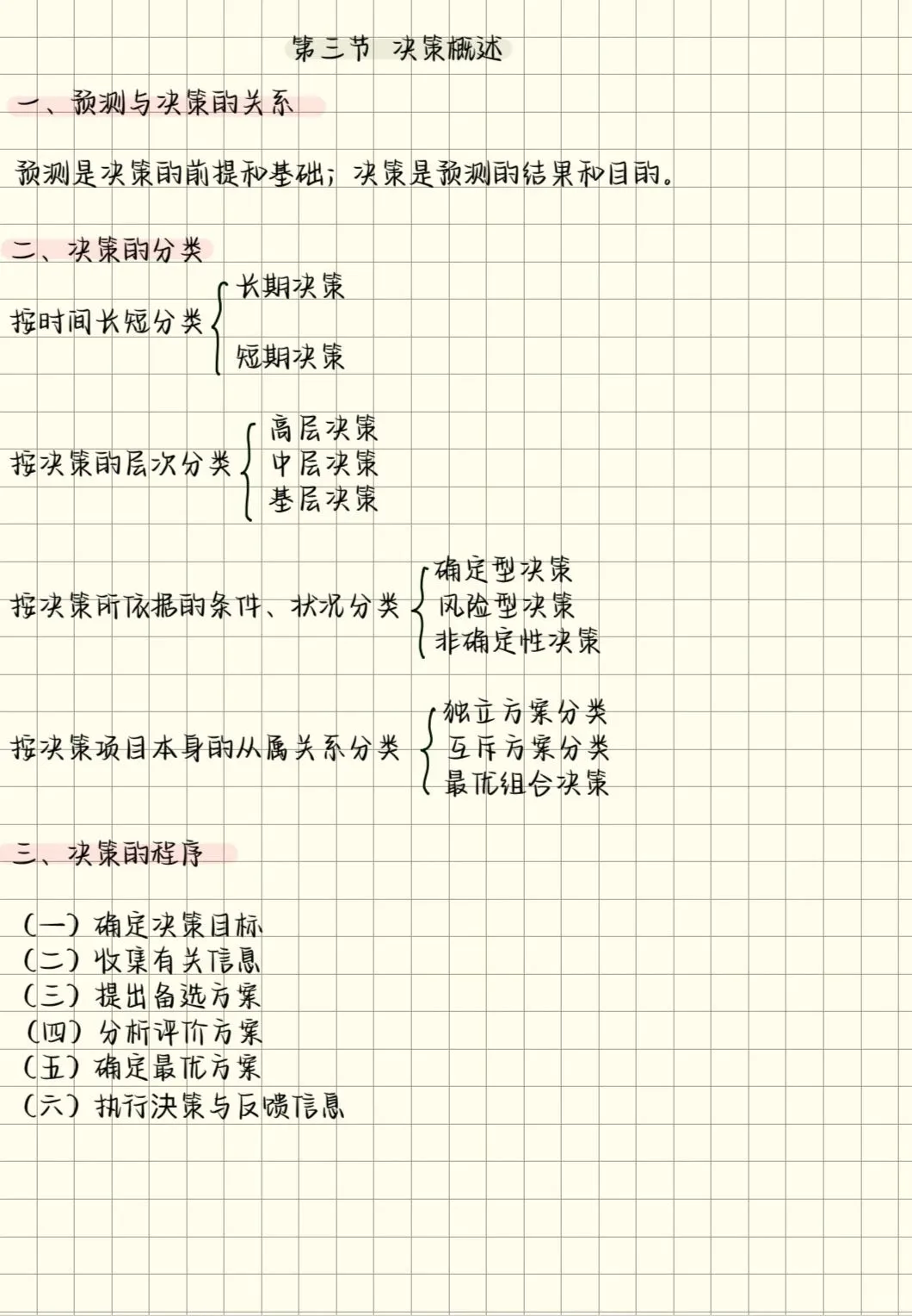 大三｜管理会计 第五章·预测与决策