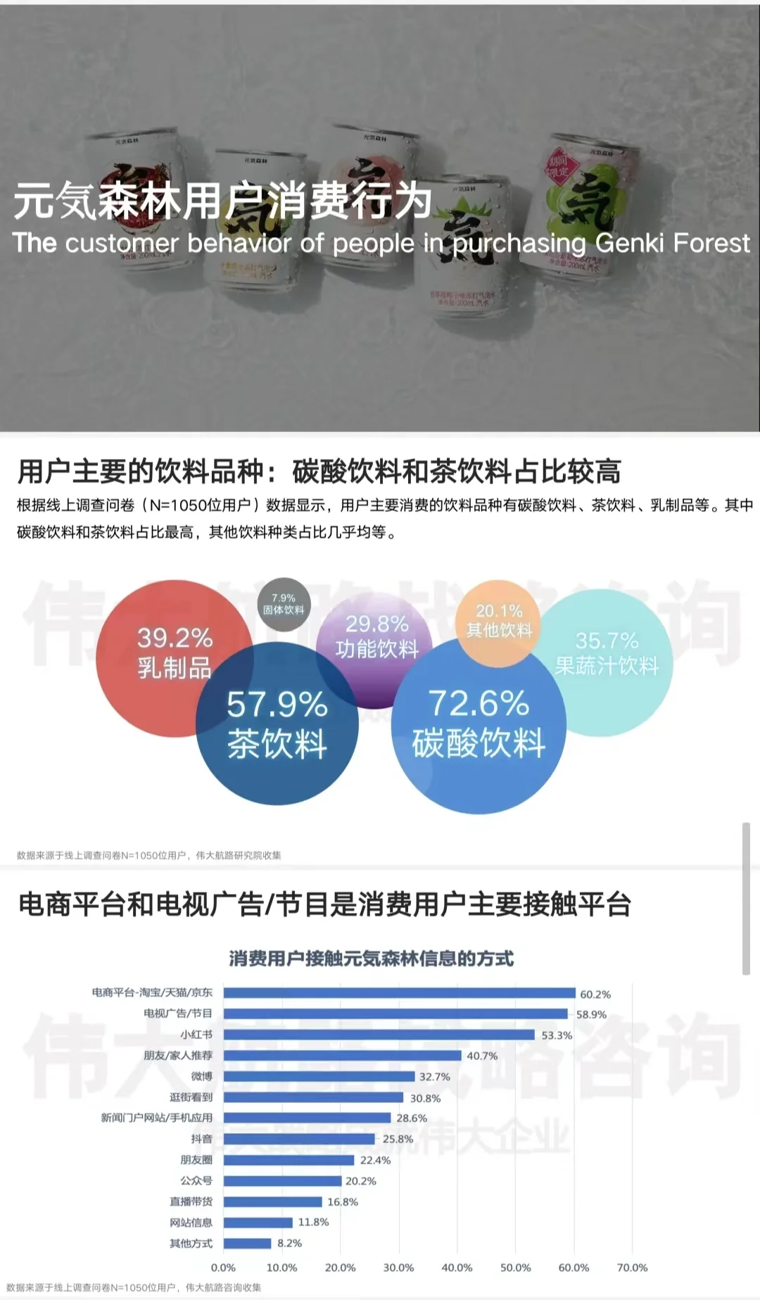 元気森林用户调研报告