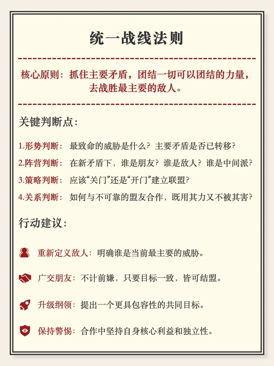 《毛选》顶级格局|化敌为友,联手破局