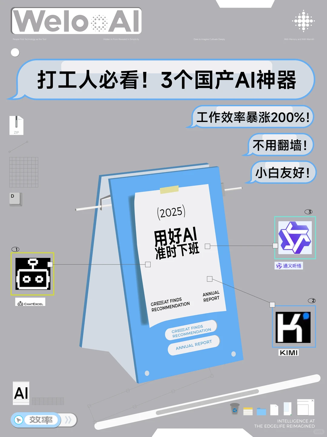 打工人码住!这三个免费ai让你从此告别加班