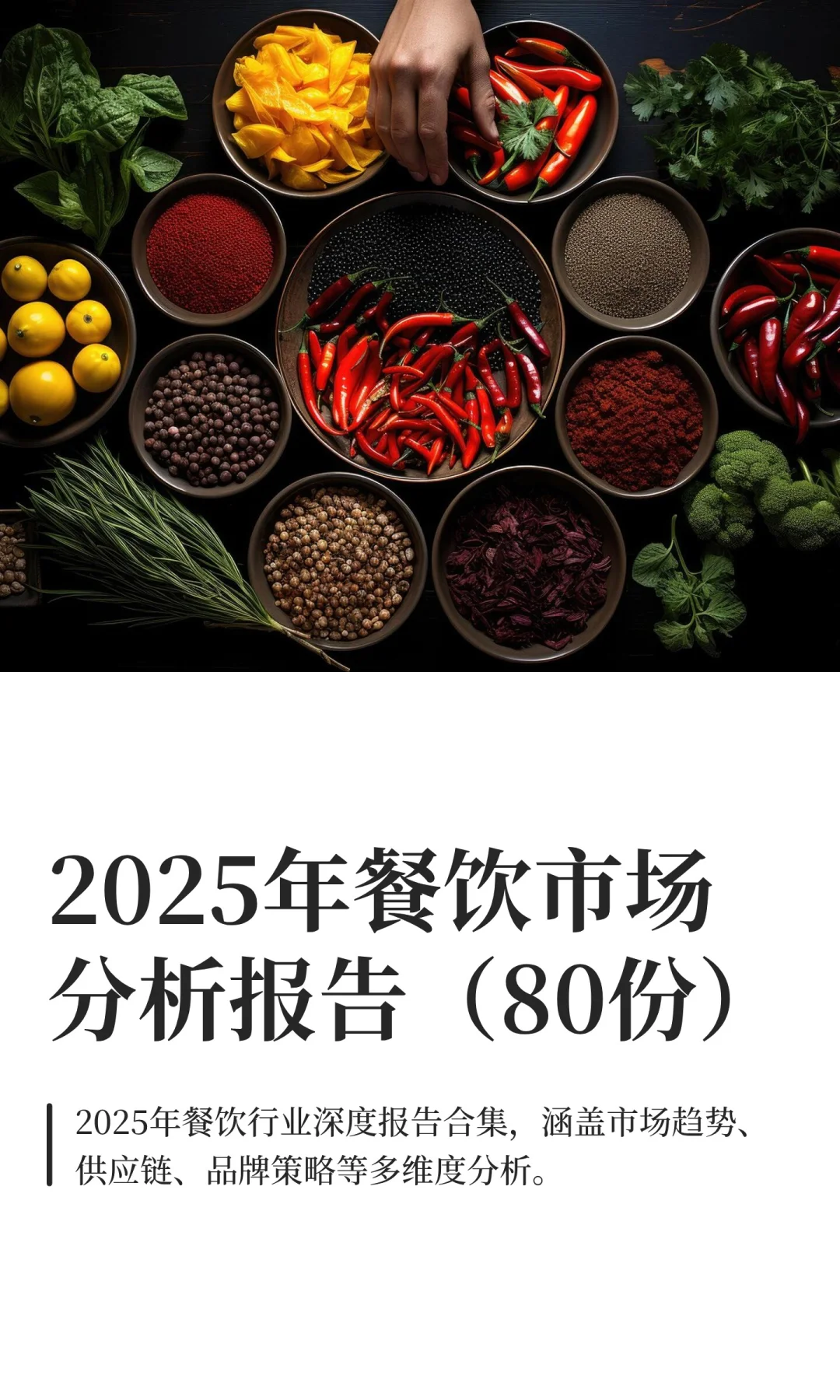 2025年餐饮市场分析报告(80份)