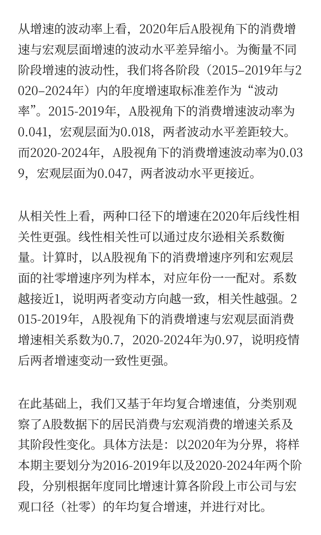 从A股上市公司视角看,中国居民消费怎么样