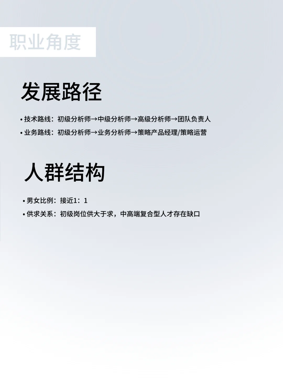 每天了解一种职业—数据分析师