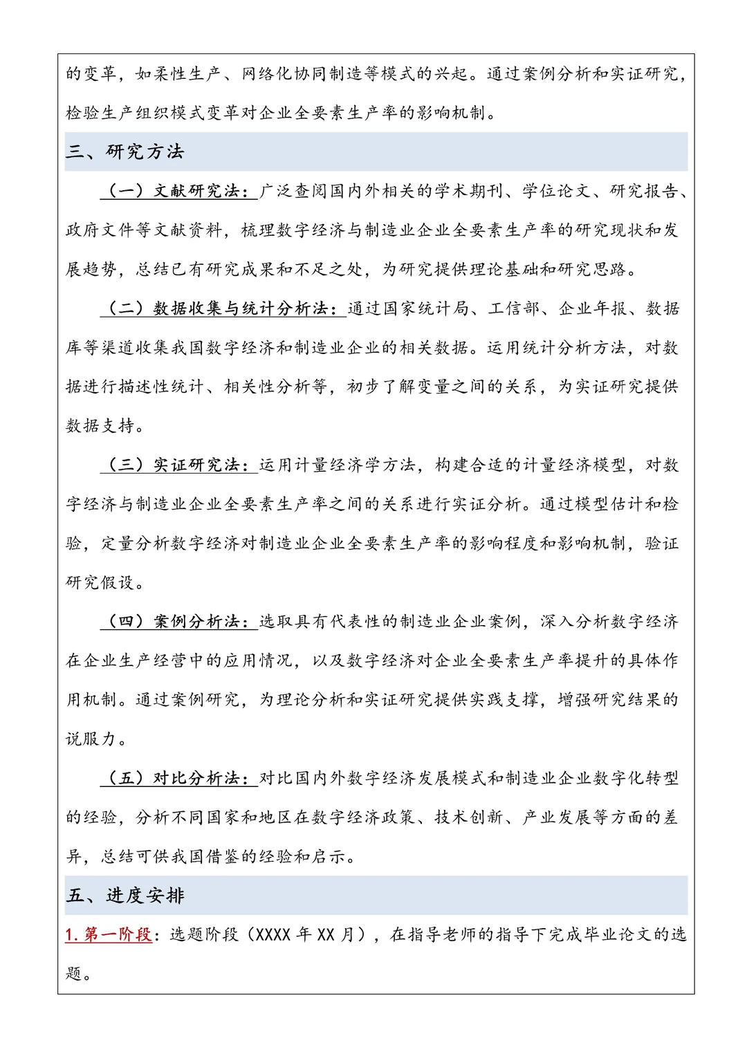 经济学专业开题报告好简单的??