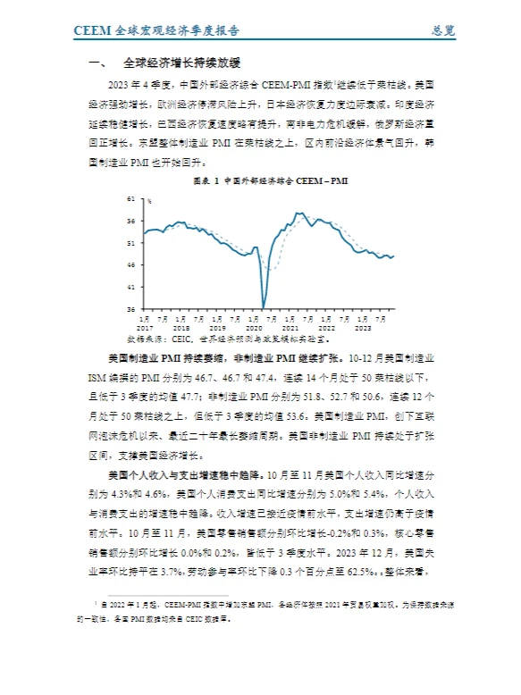 报告|主题：全球宏观经济季度报告总览