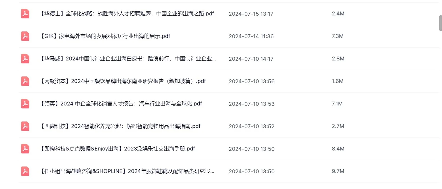 2025年出海出口企业品牌电商研究报告合集