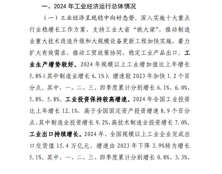 年度经济运行包含