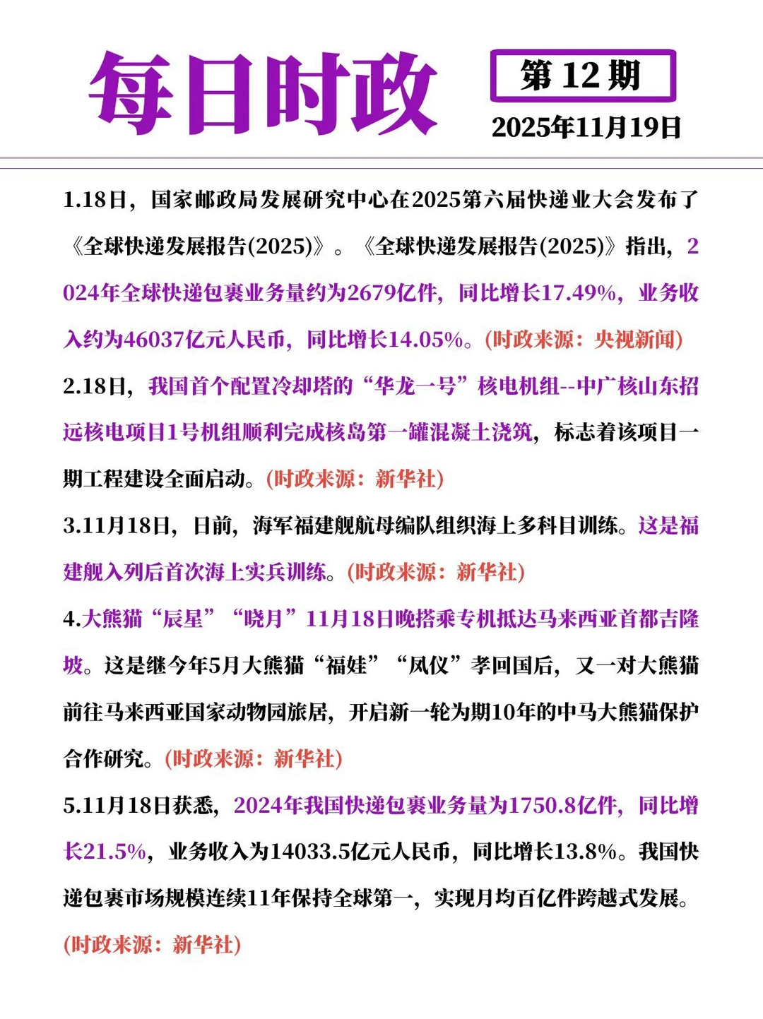 第12期:今日热点已整理,开学吖