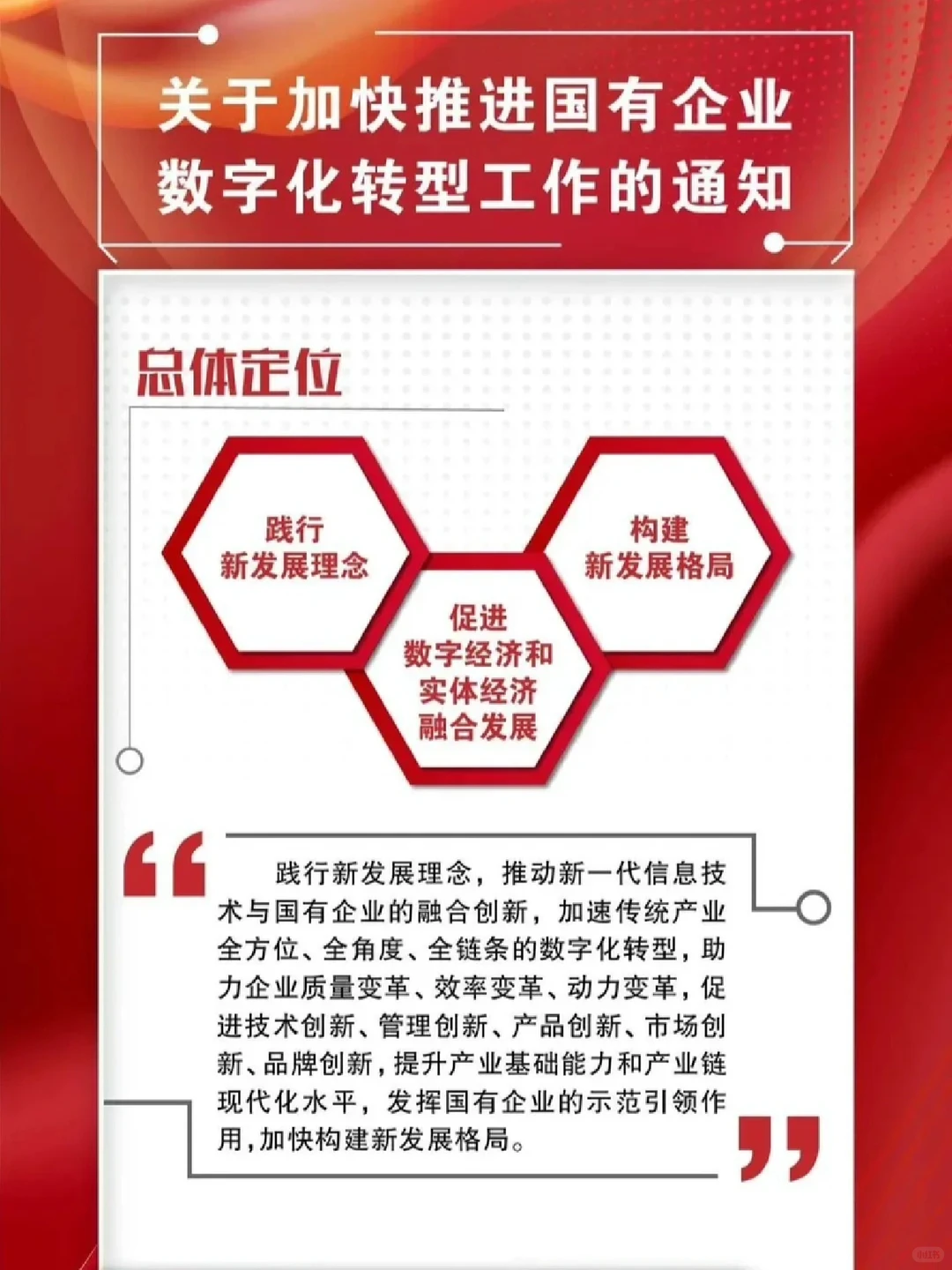 《加快推进国有企业数字化转型工作的通知》