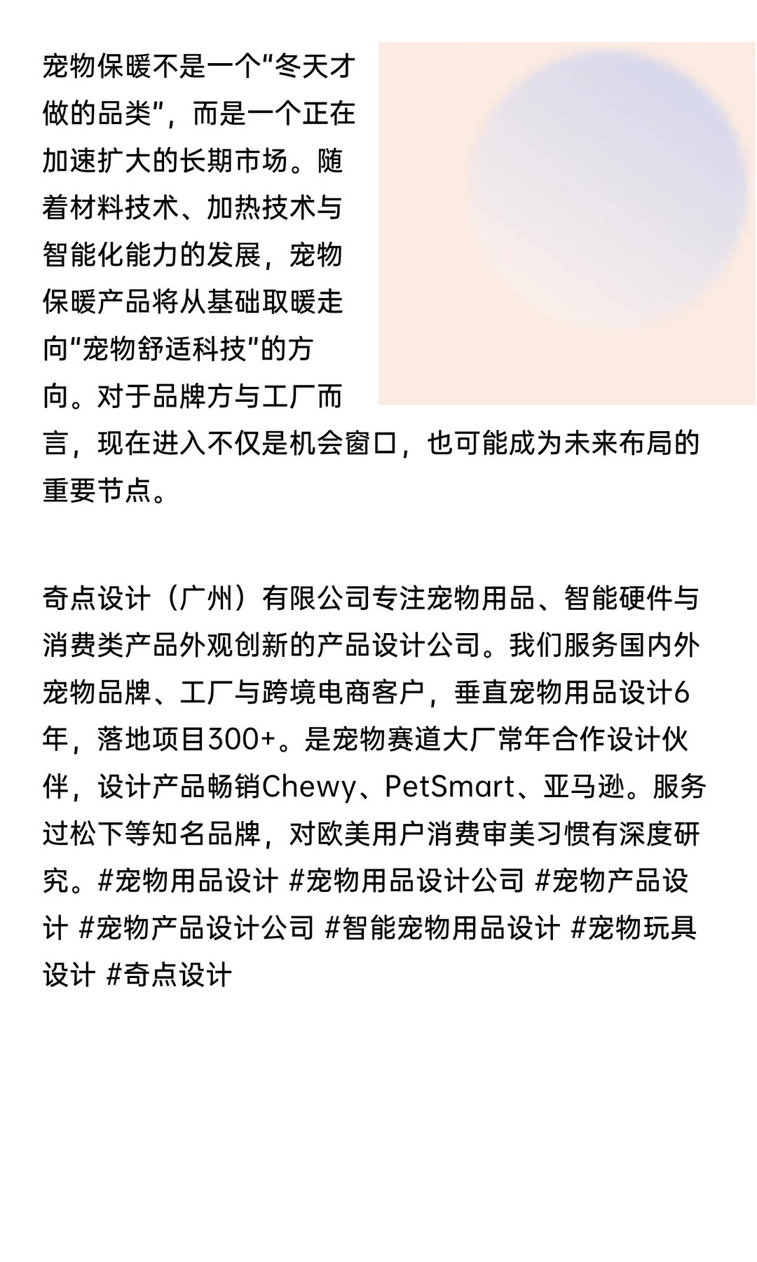 宠物保暖赛道正快速增长：从季节性需求到长