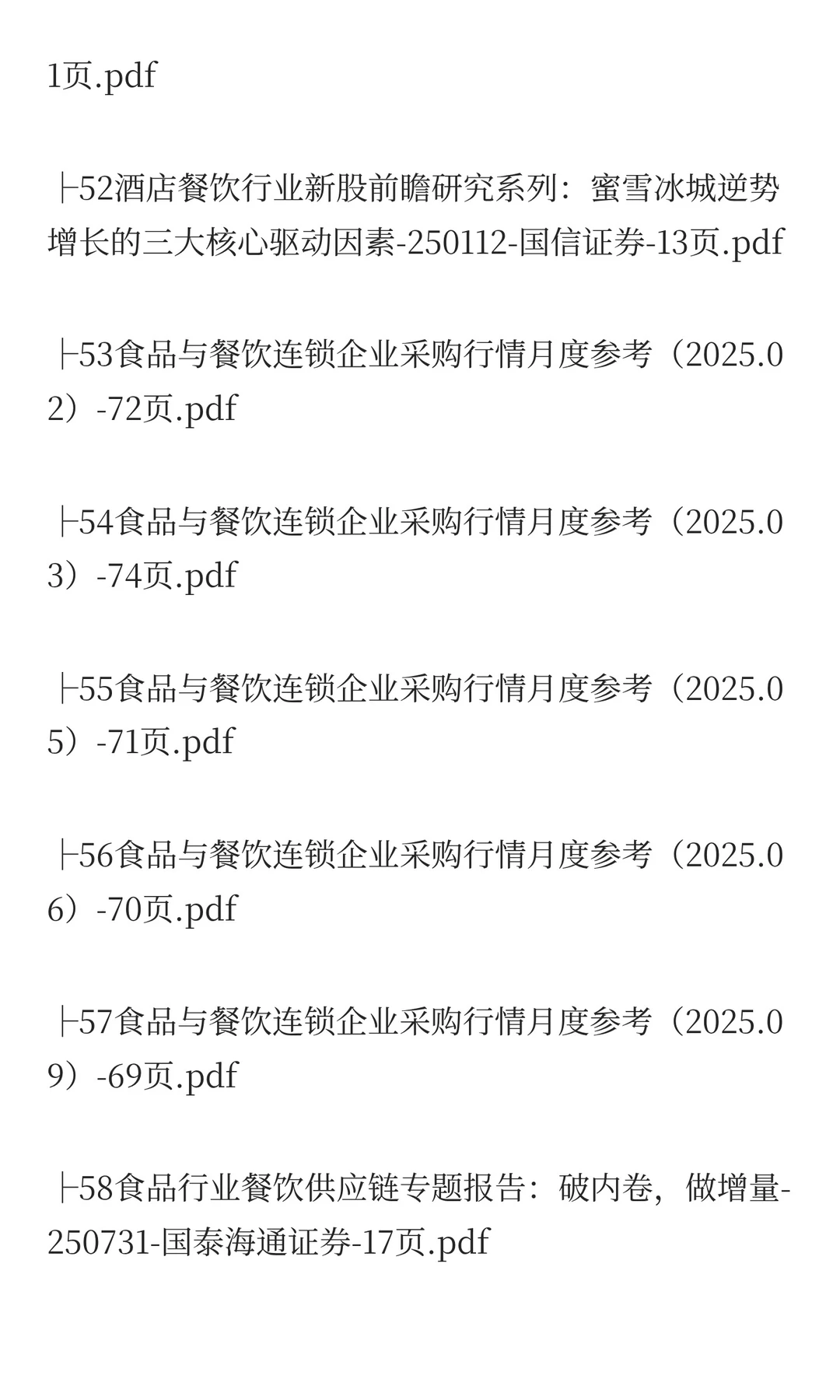 2025年餐饮市场分析报告(80份)