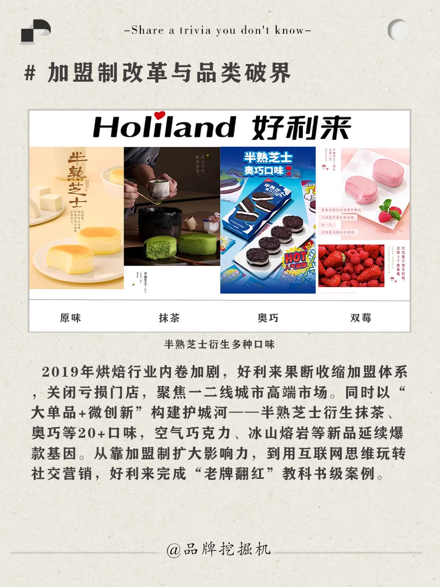 每天一个品牌故事:好利来背后的故事