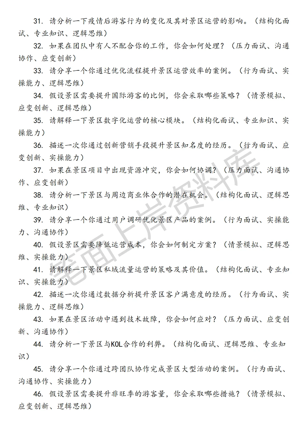 旅游飞猪景区行业运营高级专员