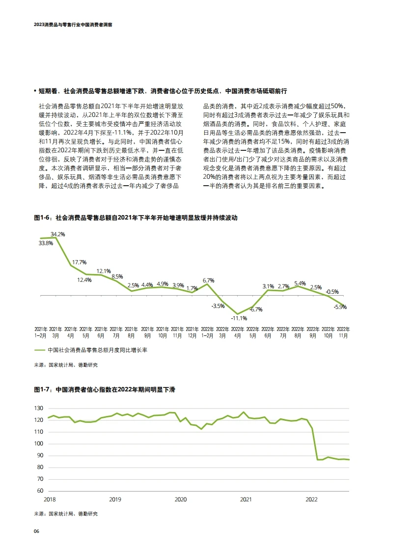 2023中国消费者洞察与市场展望 行业报告
