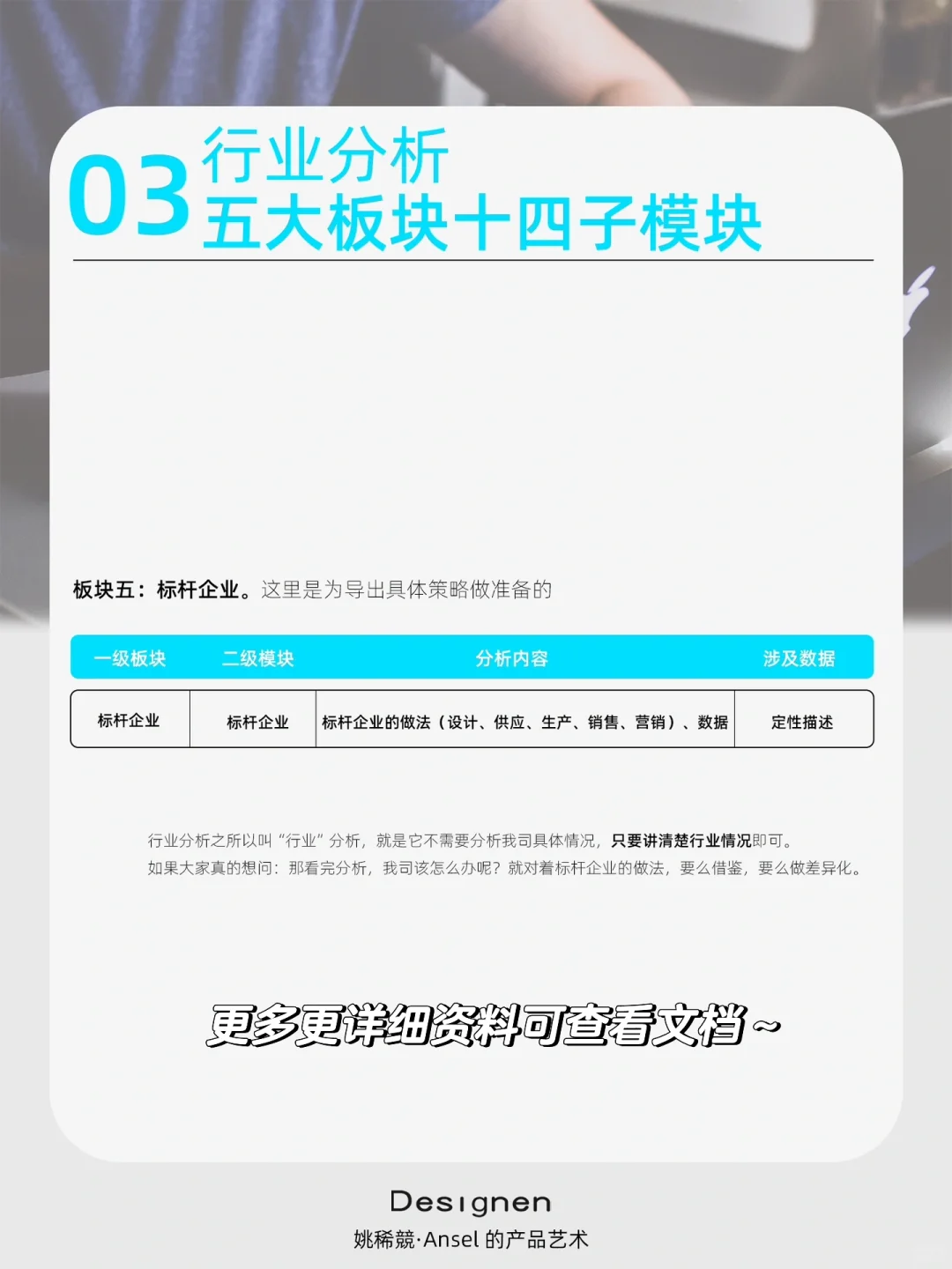 行业分析丨几分钟快速摸清一个行业?